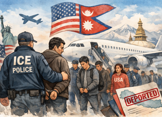 अमेरिकाबाट ३५ नेपाली एकैपटक डिपोर्ट